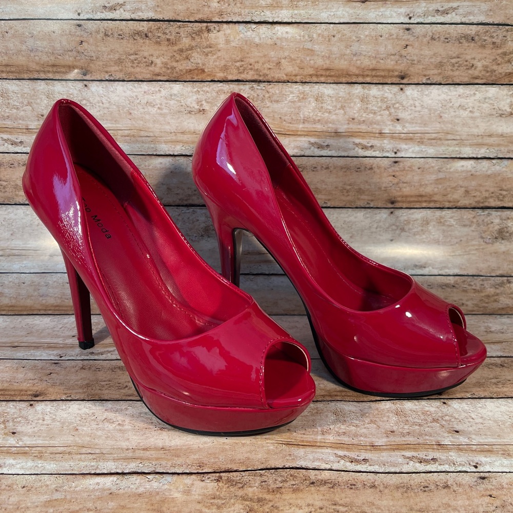TOP Moda Red Stilettos